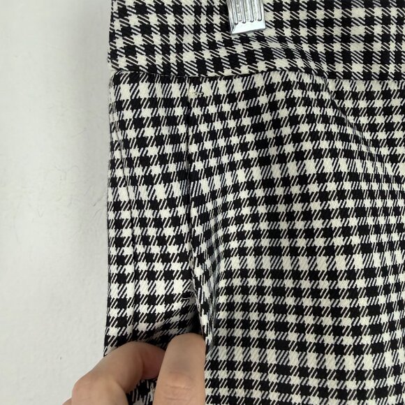 NWT Express Columnist Pants Plaid Ankle Black White Size 4 NEW - Picture 5 of 10
